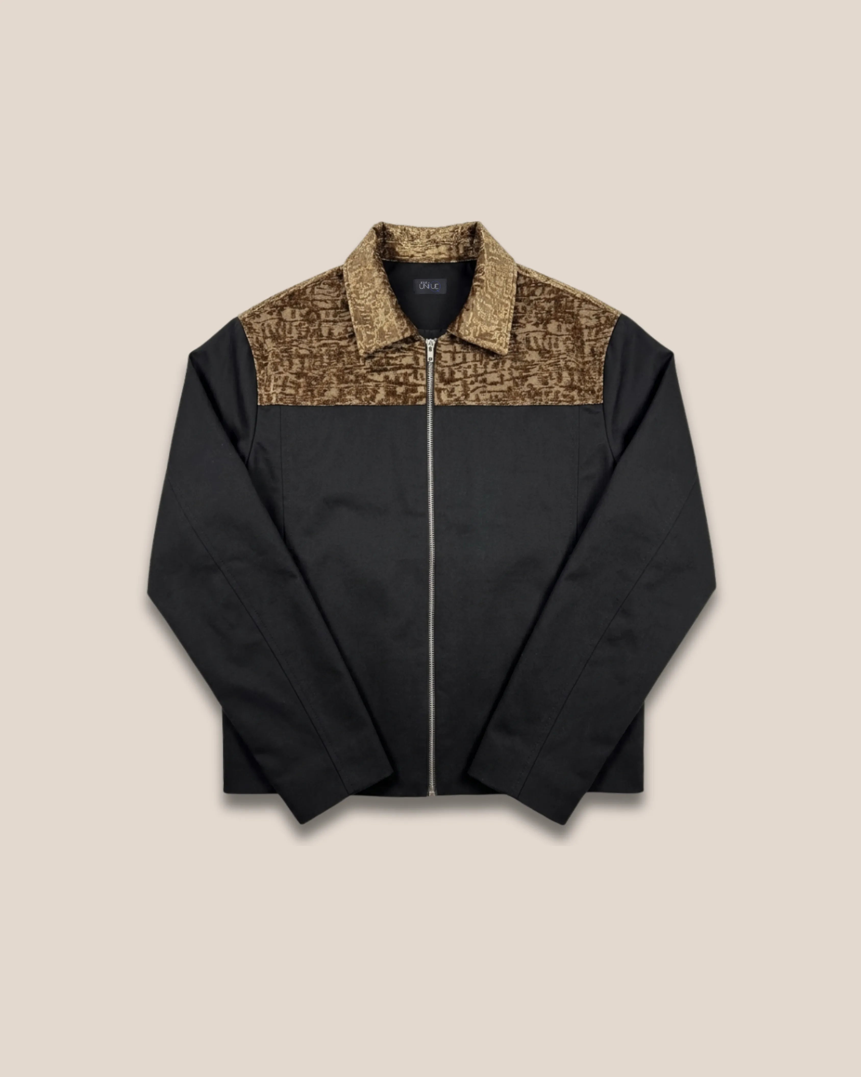 Collection vestes et manteaux JE SUIS UNIQUE en cuir, velours et jacquard brocart