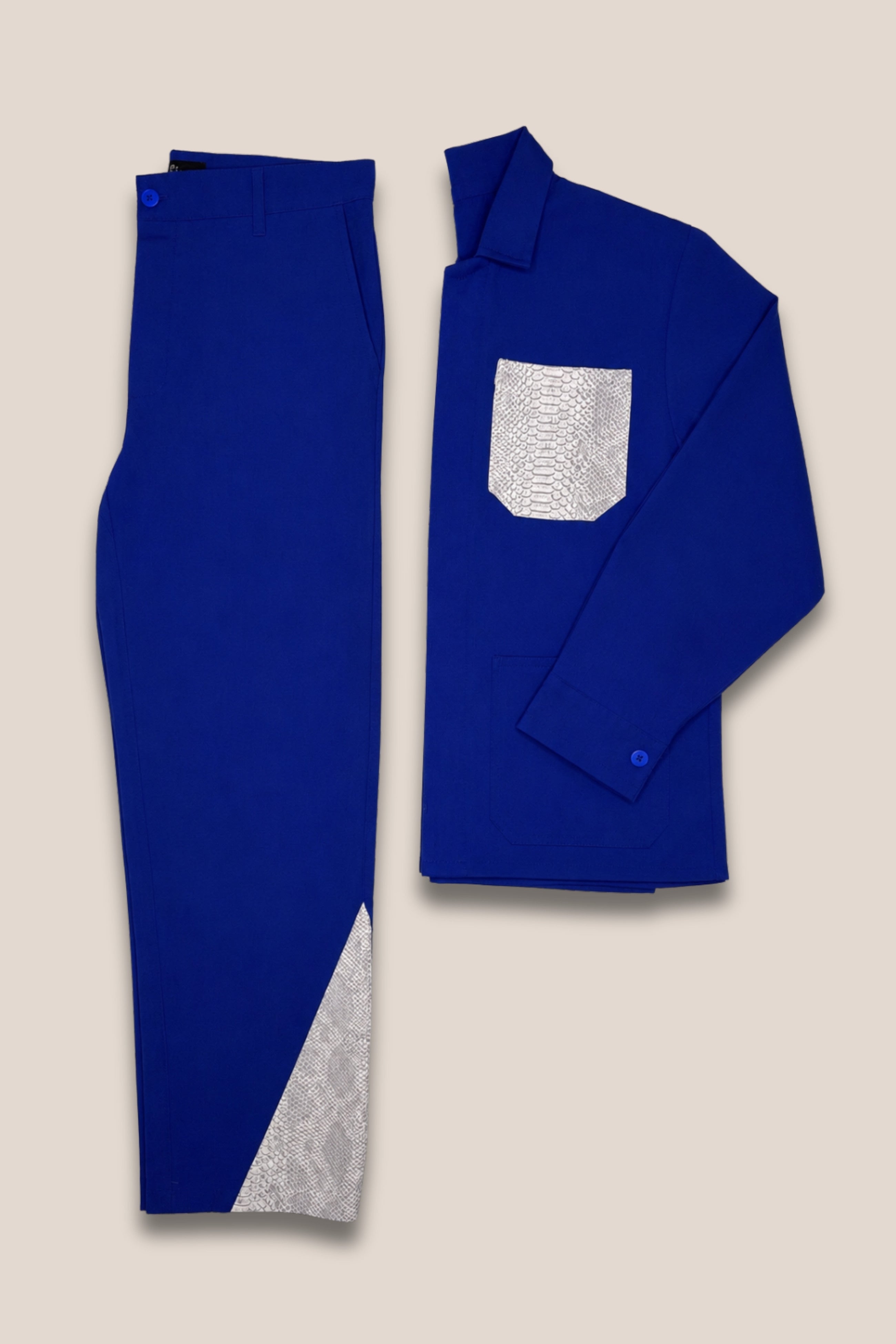 Ensemble Bleu de travail et Python