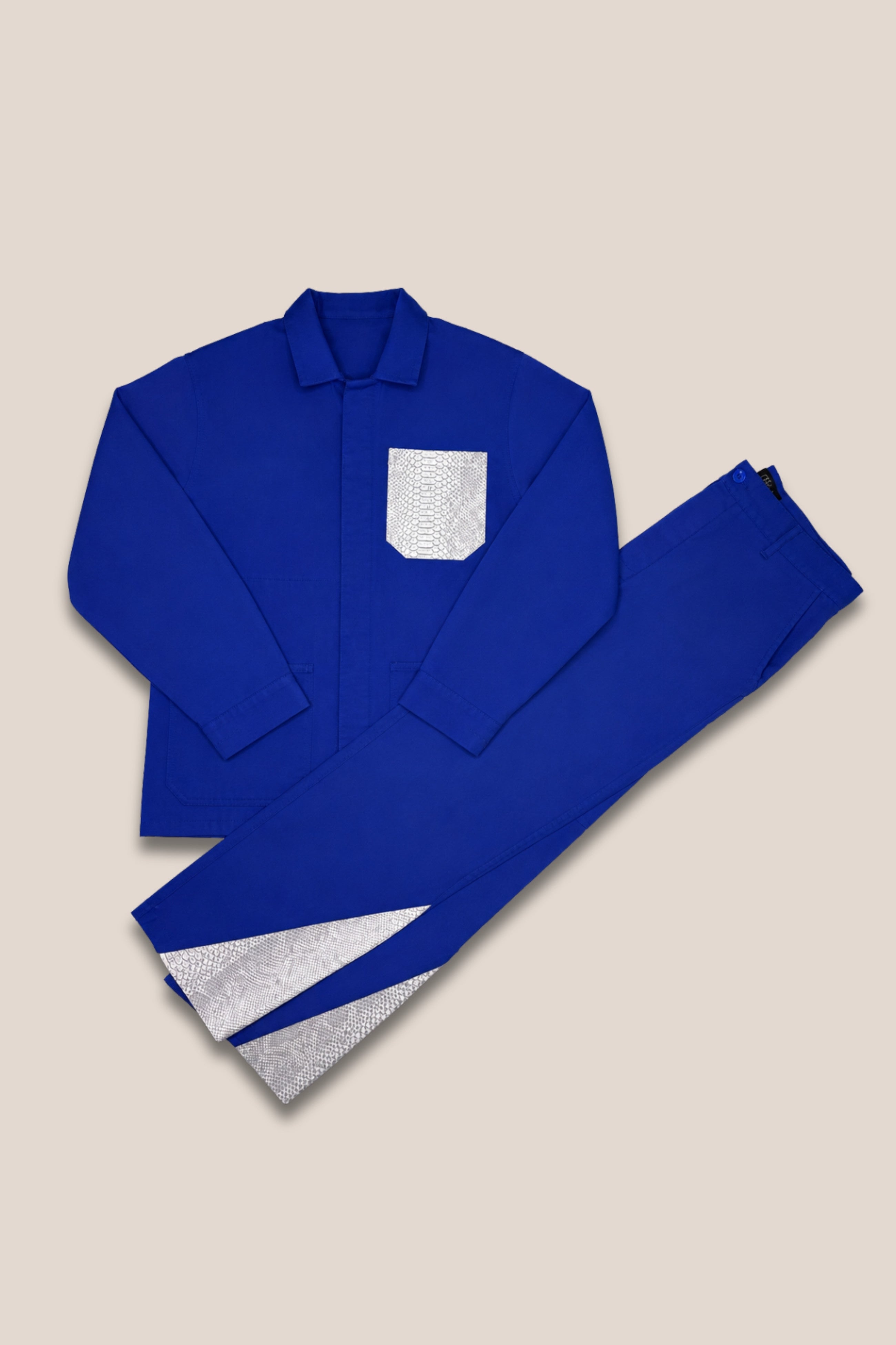 Ensemble Bleu de travail et Python