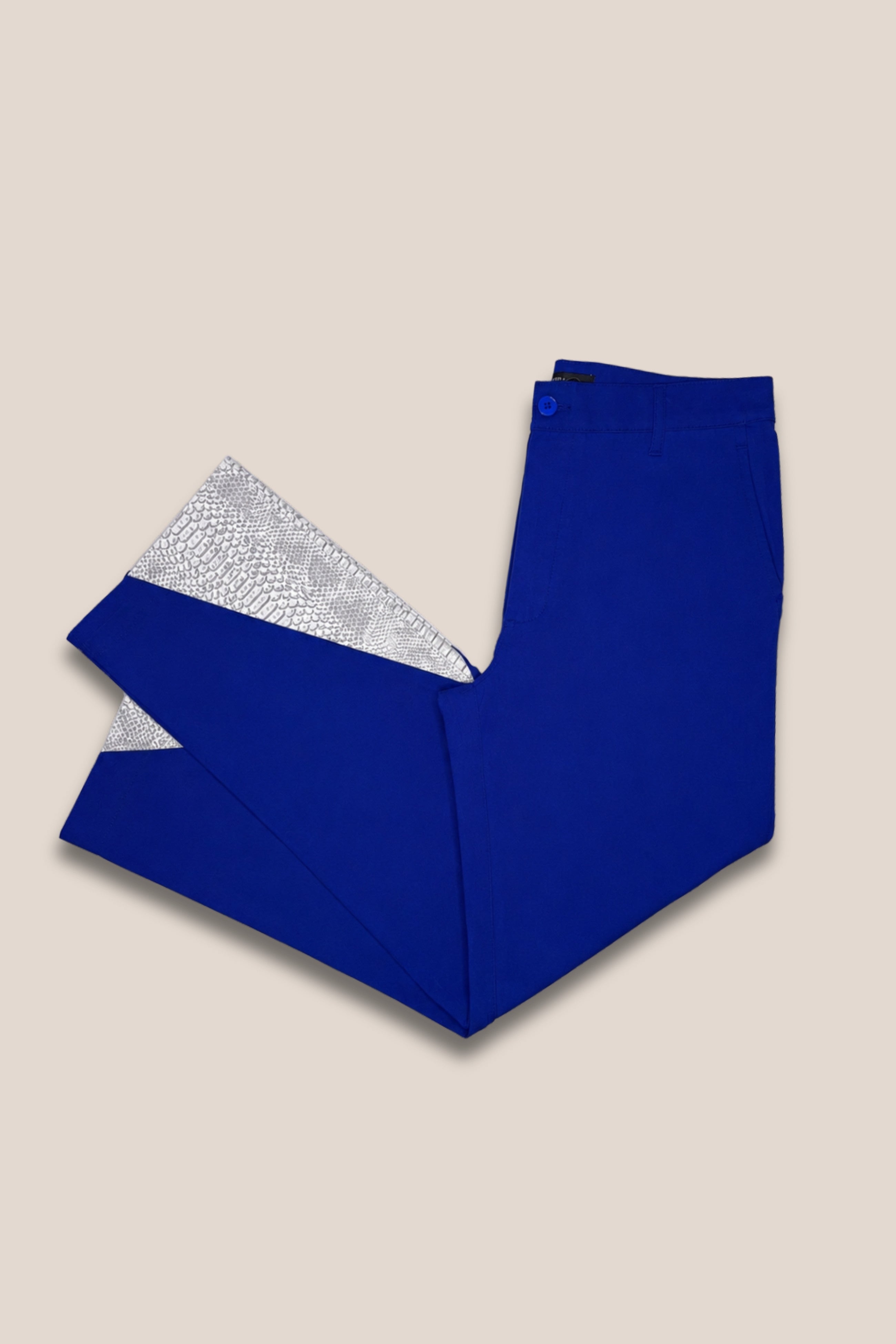 Pantalon Python signature bleu