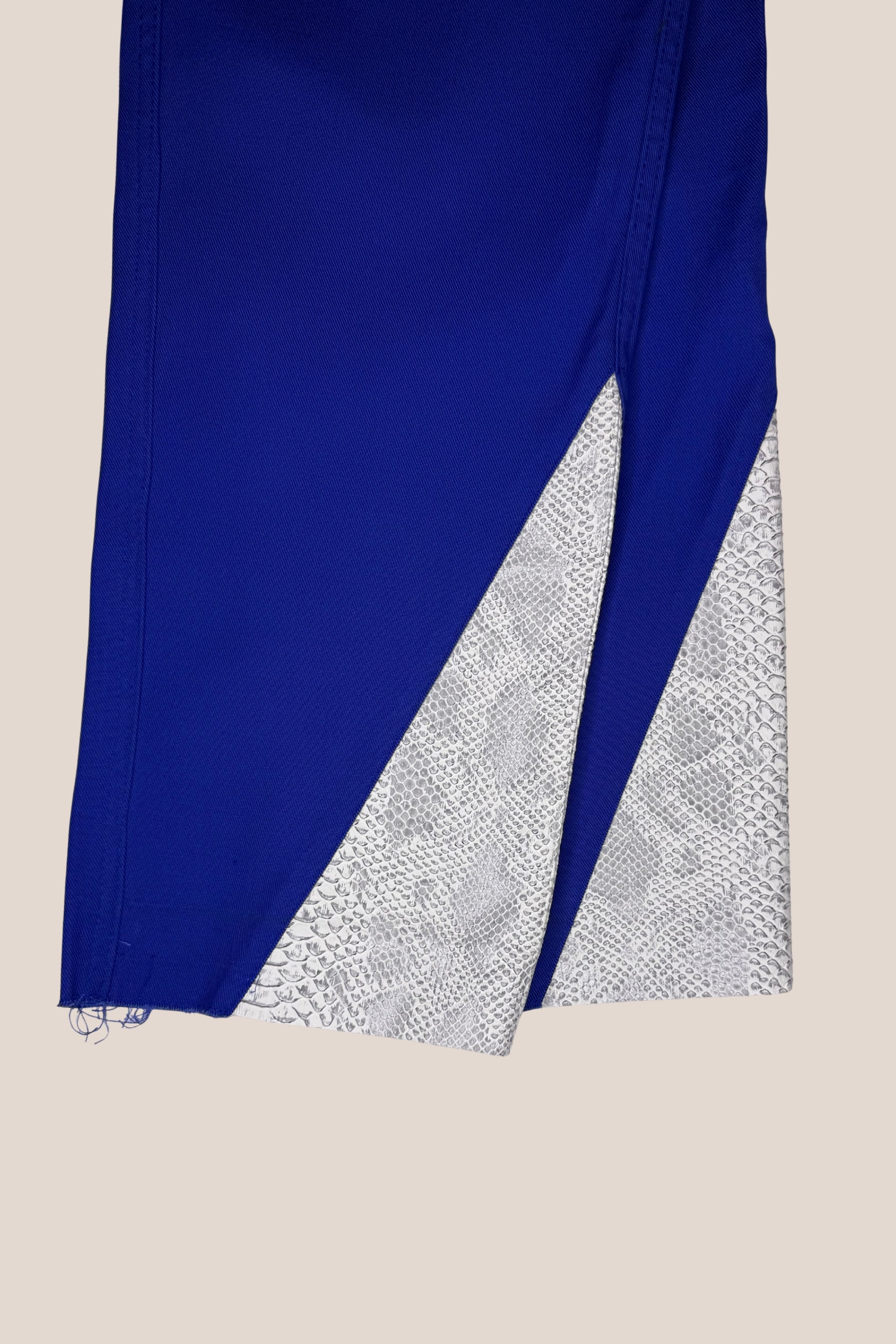 Pantalon Python signature bleu - détails