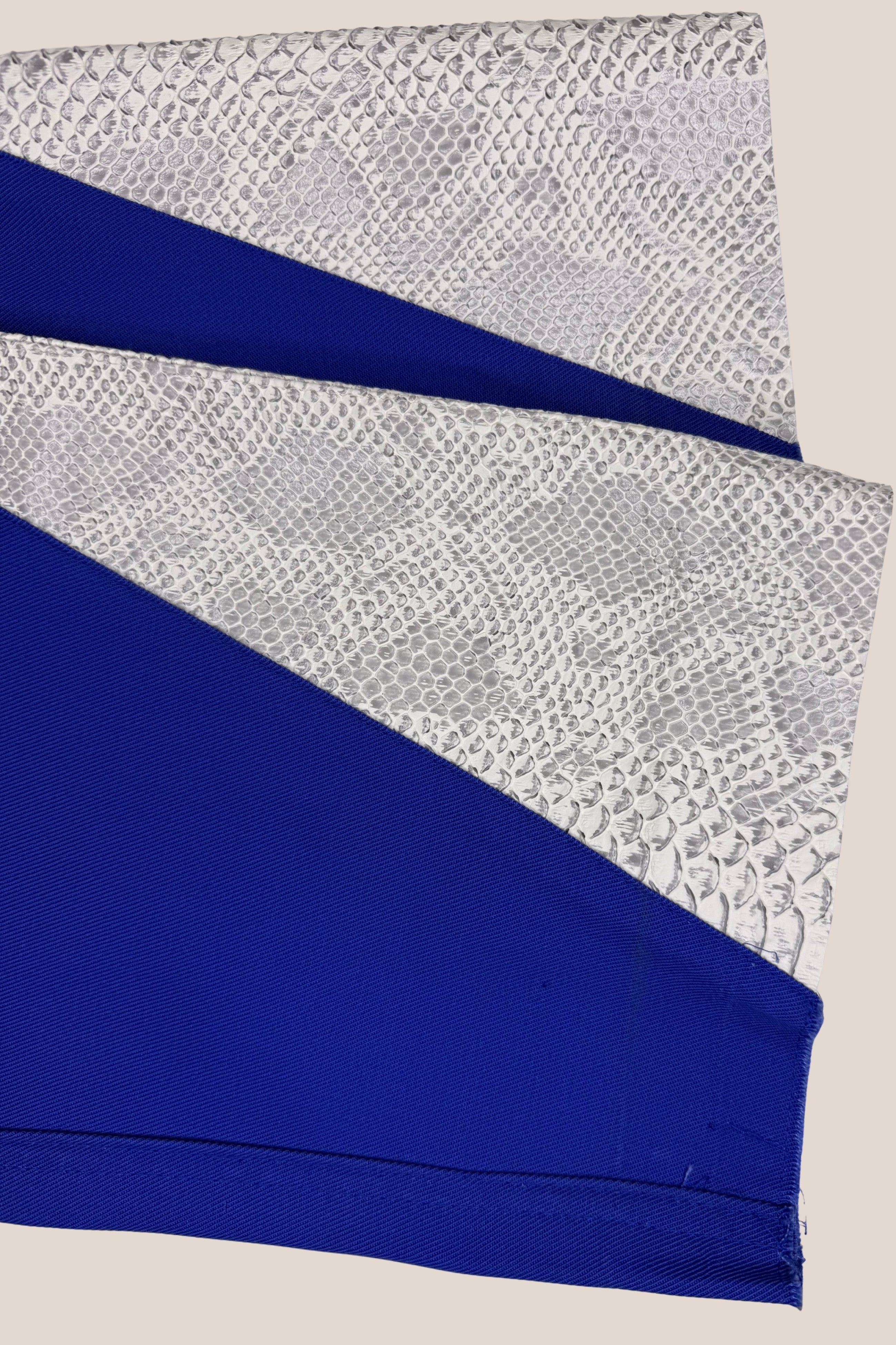 Pantalon Python signature bleu - tissu