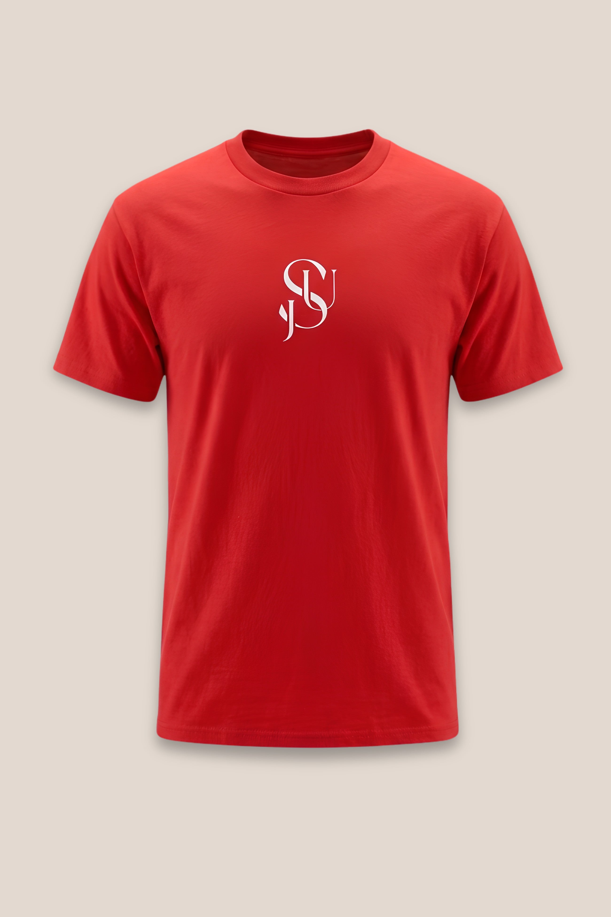 T-shirt rouge iconic logo JeSuisUnique 