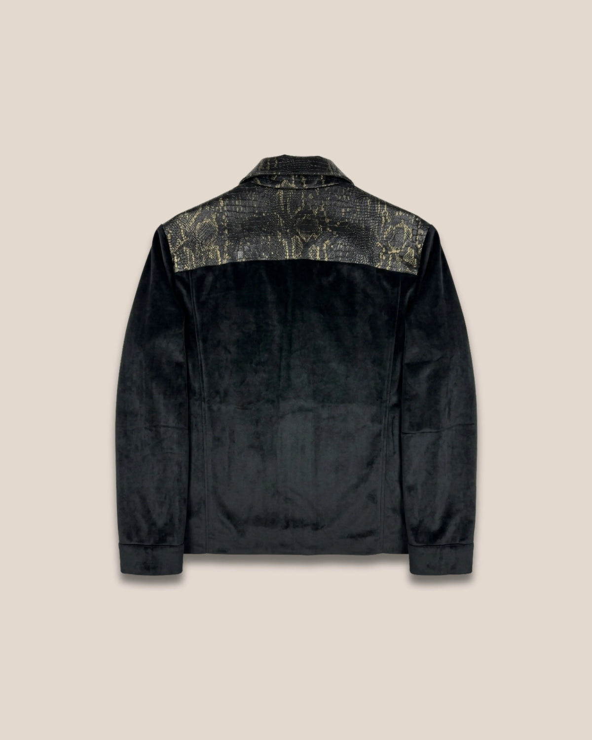 Blouson "Black Gold Croc Jacket"