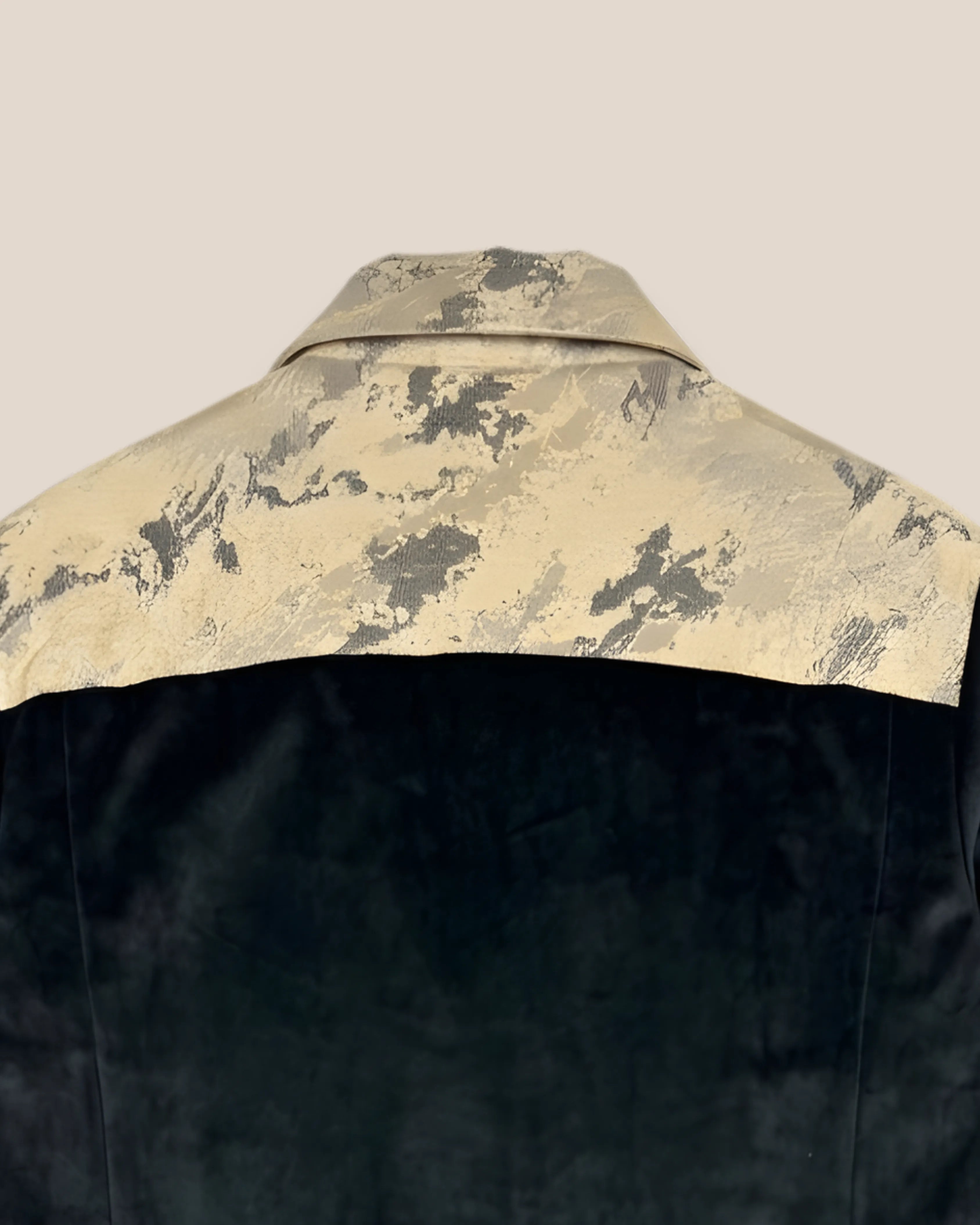 Blouson "Black Marble Gold"