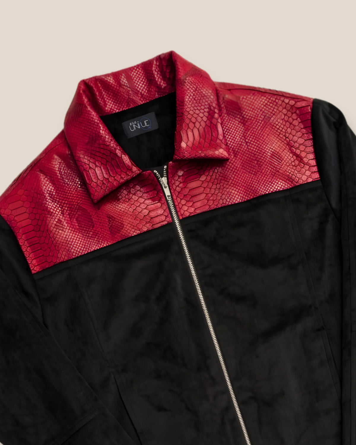 Blouson "Black & Red Serpent"
