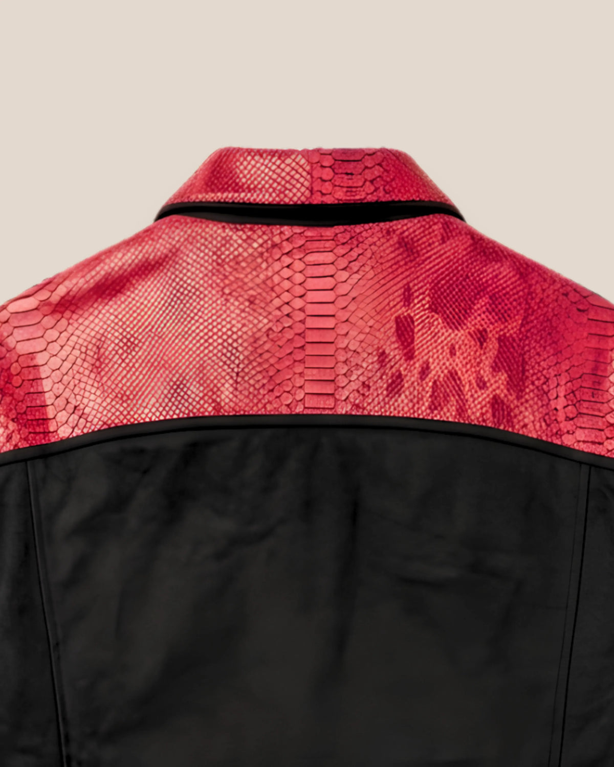 Blouson "Black & Red Serpent"