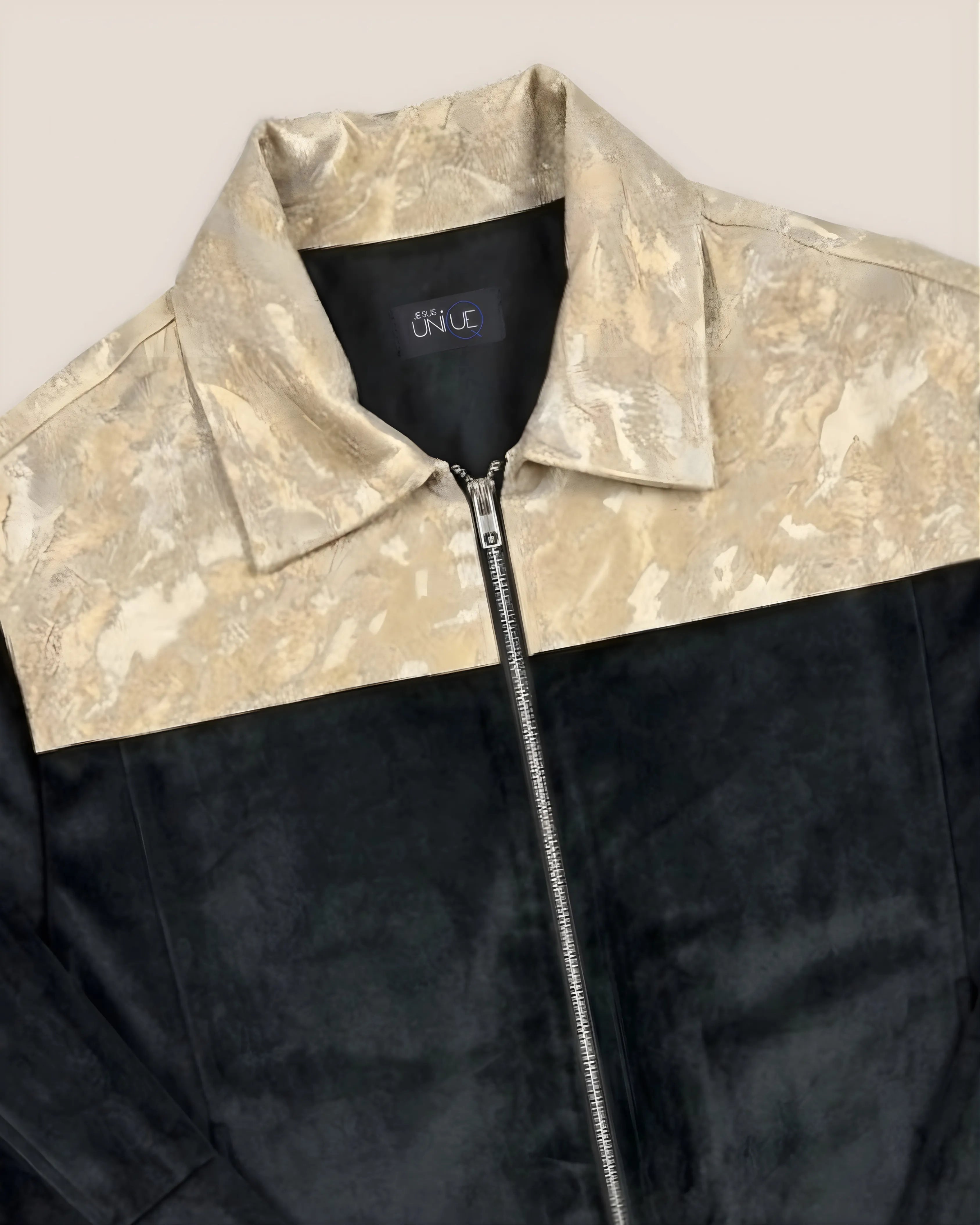 Blouson "Black Marble Gold"