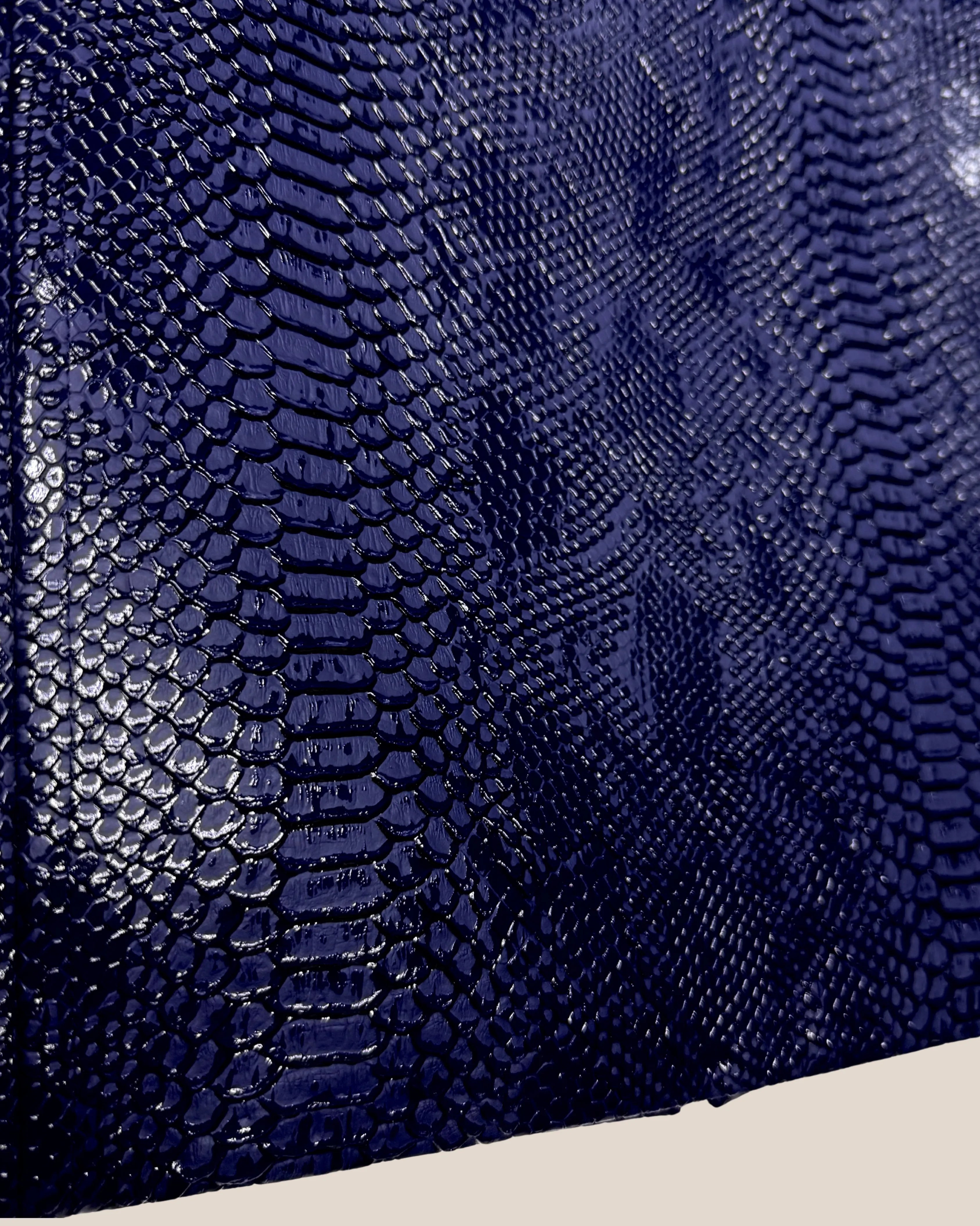 Blouson effet python "Navy Serpent Jacket"
