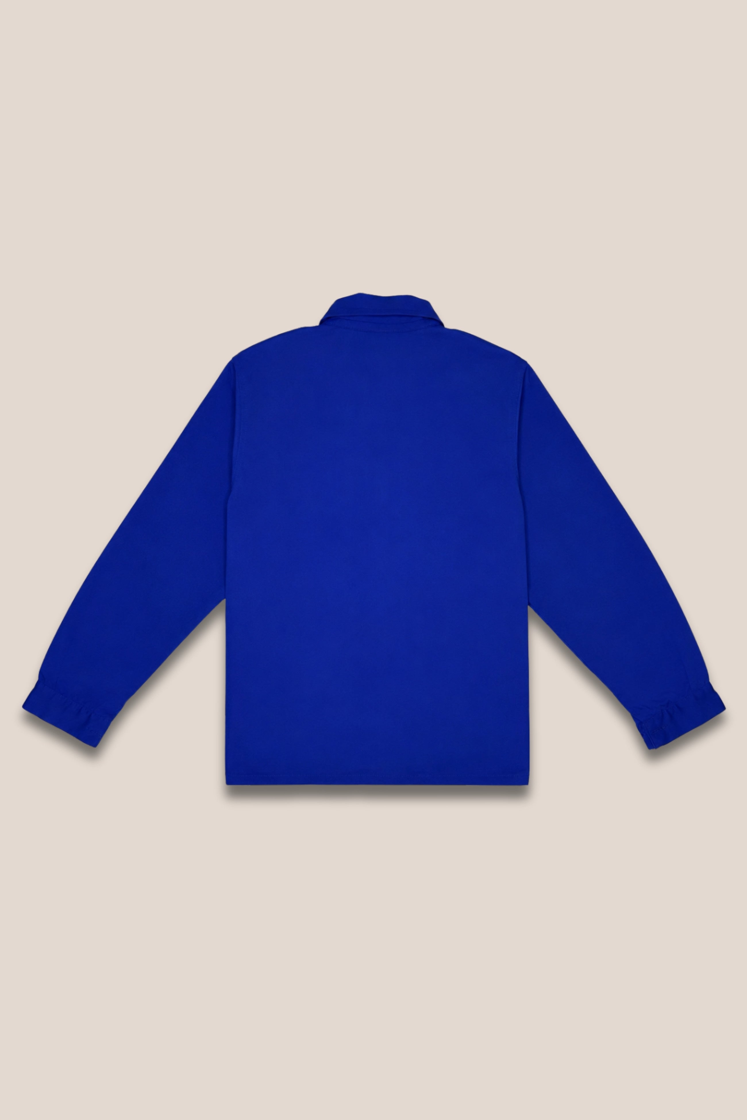 Veste bleu de travail et python - dos
